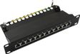 LogiLink NP0046 patch paneel 1U Zwart