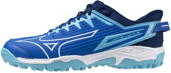 Mizuno Wave Lynx 2 Sportschoenen Unisex - Maat 39 - Blauw/Lichtblauw/Donkerblauw