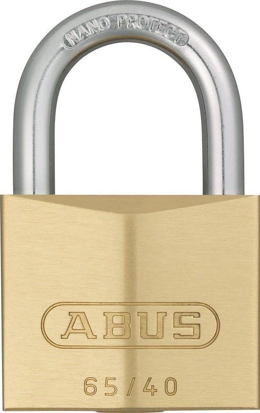 ABUS Hangslot Gelijksluitend 65/40 SL400 - Messing - Tan