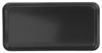 H&h Zwart Melamine Dienblad 40x20x2 cm
