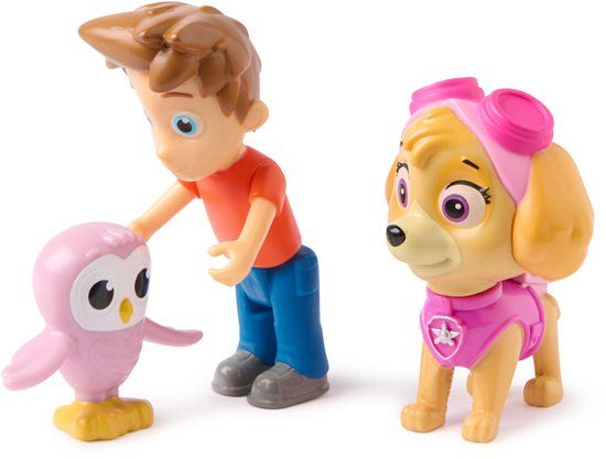 PAW Patrol Speelfigurenset met 3 verzamelfiguren van Skye, Alex en het uiltje