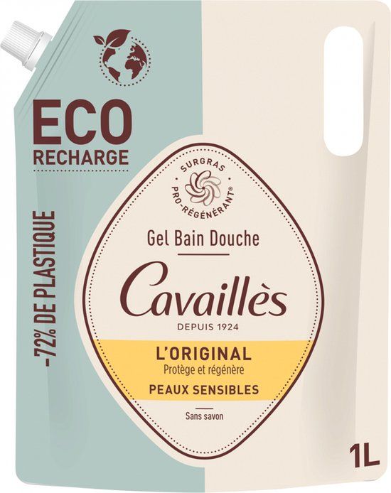 Cavaillès Rogé Cavaillès Bad- en Douchegel Gevoelige Huid L'Original Eco-Refill 1 L - 1000ml