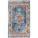 SAFAVIEH Bristol Collection, korte pool, blauw en ivoor, 91 x 152 cm