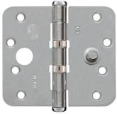 AXA Scharnier - Gegalvaniseerd - Staal - AXA Veiligheidskogel 1541 SKG*** ronde hoek 89x102mm staal gegalvaniseerd