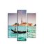 Homemania Wandfoto, Venezia, 3 stuks, steden en landschappen per woonkamer, slaapkamer, meerkleurig, 57 x 0,3 x 60 cm, HM203MDF258, MDF