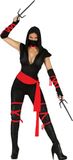 Zwart Fiestas Guirca Zwart Ninja kostuum voor dames