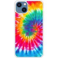 iPhone 13 Tie Dye Spirale Bedrukt Siliconen Hoesje
