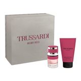 Trussardi Ruby Red Eau De Perfume Spray 60ml Set 2 Pieces