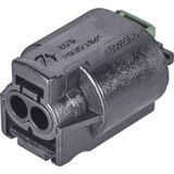 TE Connectivity 1-967640-1 Boîtier femelle (câble) AMP MQS Nombre total de pôles : 4 Contenu : 1 pièce(s)