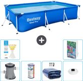 Bestway Rechthoekig Steel Pro Zwembad - 300 x 201 x 66 cm - Blauw