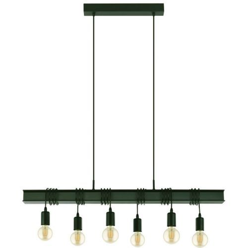 EGLO Townshend 6 hanglamp - Zwart - 6xE27 60W