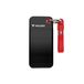 Verbatim Pocket SSD 128GB Externe SSD USB 3.2 Gen2 tot 1000MB/s Zwart Rood