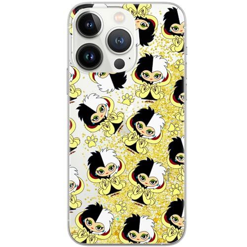 ERT GROUP mobiele telefoonhoesje voor Apple iPhone 13 PRO - Cruella - Glitter Effect