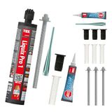 TOX set met 1x Liquix Pro 1 280 ml en 2x Thermo Proof M12x300 systeem, voor markiezen en leuningen, 084909271