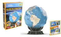 EXPLORA - Wereldbol - 3D-puzzels - 540220-32 stukjes - niveau 4 - zonder lijm of schaar - bouwspel - modelbouw - nationale geografische licentie - educatief - cadeau - vanaf 8 jaar