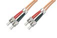Digitus DK-2511-03 InfiniBand en Glasvezelkabel 3 m ST I-VH Oranje