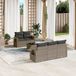 Maison Exclusive - Ensemble de jardin pour 6 personnes avec coussins, gris, en polyrotin
