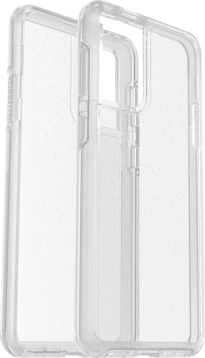 OtterBox Symmetry Clear, versterkt, slank, beschermhoes voor Samsung Galaxy S21+, Sterrenstof