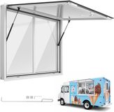 VEVOR Food Truck Verkoopraam 1220 X 915 mm Aluminiumlegering