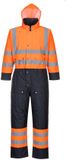 Portwest Hi-Vis Tweekleuren Overall - Gevoerd S485 - Oranje/Marine - 5XL