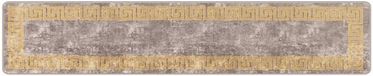 vidaXL - Tapis - Runner - MARSA - Gris et Or - 50 x 250 cm - Polyester et PVC