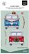 Vaessen Creative Clear Stamps Christmas hippie bus 2