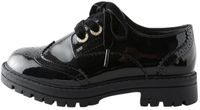 Next - Meisjes - Grove schoolbrogues met veters - Zwart