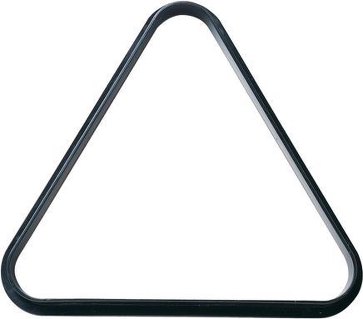 Powerslide triangle snooker/pool 47,5 cm polyetheen zwart