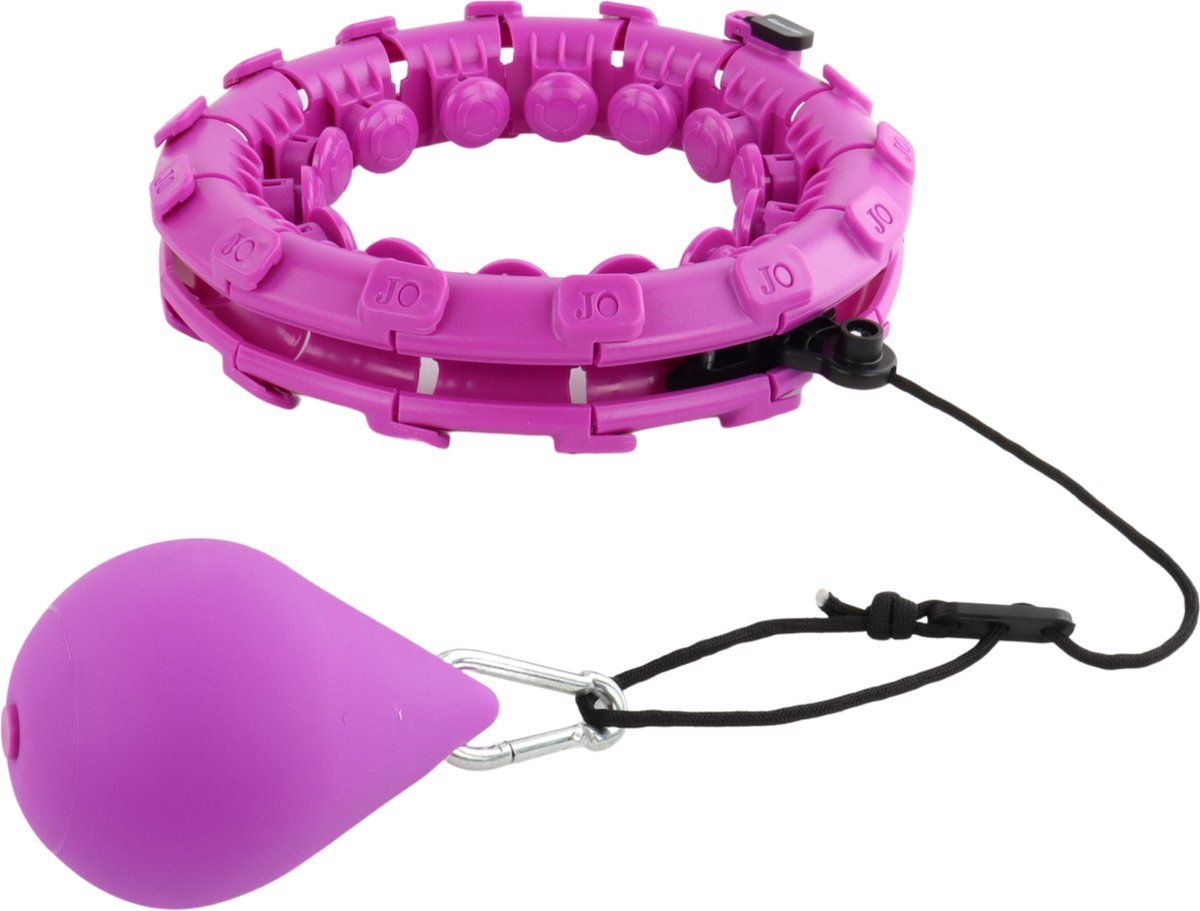 Orange85 Smart Hoelahoop - Waist Trainer - Paars - Hoepelen - Training - Verstelbare Hoepel