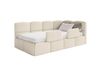selsey Lit ado 90x200 droit, avec matelas et barrière, bouclette beige clair