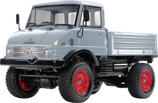 tamiya 58692 1:10 RC MB Unimog 406 U900 (CC-02), op afstand bestuurde auto, RC voertuig, modelbouw, bouwpakket voor montage, bouwpakket, model, blauw