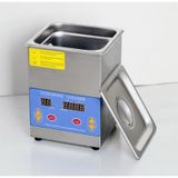SATKIT Ultrasoonreiniger 2 L, roestvrij staal, instelbare timer en temperatuur