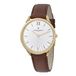 Pierre Cardin Pigalle plissée CPI.2004 Horloge - Leer - Bruin - Ø 40 mm