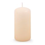DONAU Home Stompkaarsen, klassieke kaars/crème, beige, 1 stuk, 10 x Ø 5 cm, ongeparfumeerd, voor decoratie, 32 uur brandduur, decoratieve kaarsen, waskaars, tafelkaarsen, altaarkaars