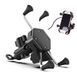 evermotor support de téléphone portable pour moto, rotatif à 360 degrés, avec chargeur USB, universel