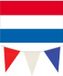 Henbrandt Nederlandse vlaggen versiering set 4-delig