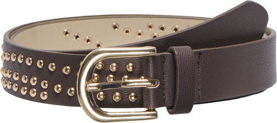 ONLY ONLSOPHIA STUDDED PU JEANS BELT ACC - Vrouwen - Chocolate Martini