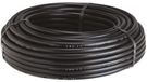 Tuyau d'arrosage 50 m - PE flexible noir - 1/2 pouce 13-16 mm - Pour irrigation goutte à goutte sur enrouleur