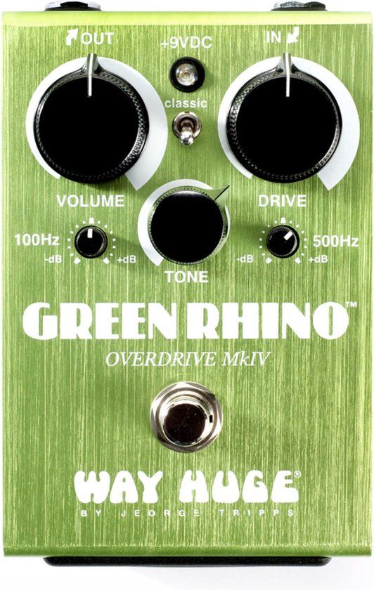 Way Huge WHE207 Green Rhino Overdrive MKIV - Gitaareffectpedaal