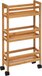 5Five® - Trolley Op Wieltjes - Bamboe - 74.5 x 36 x 15 cm