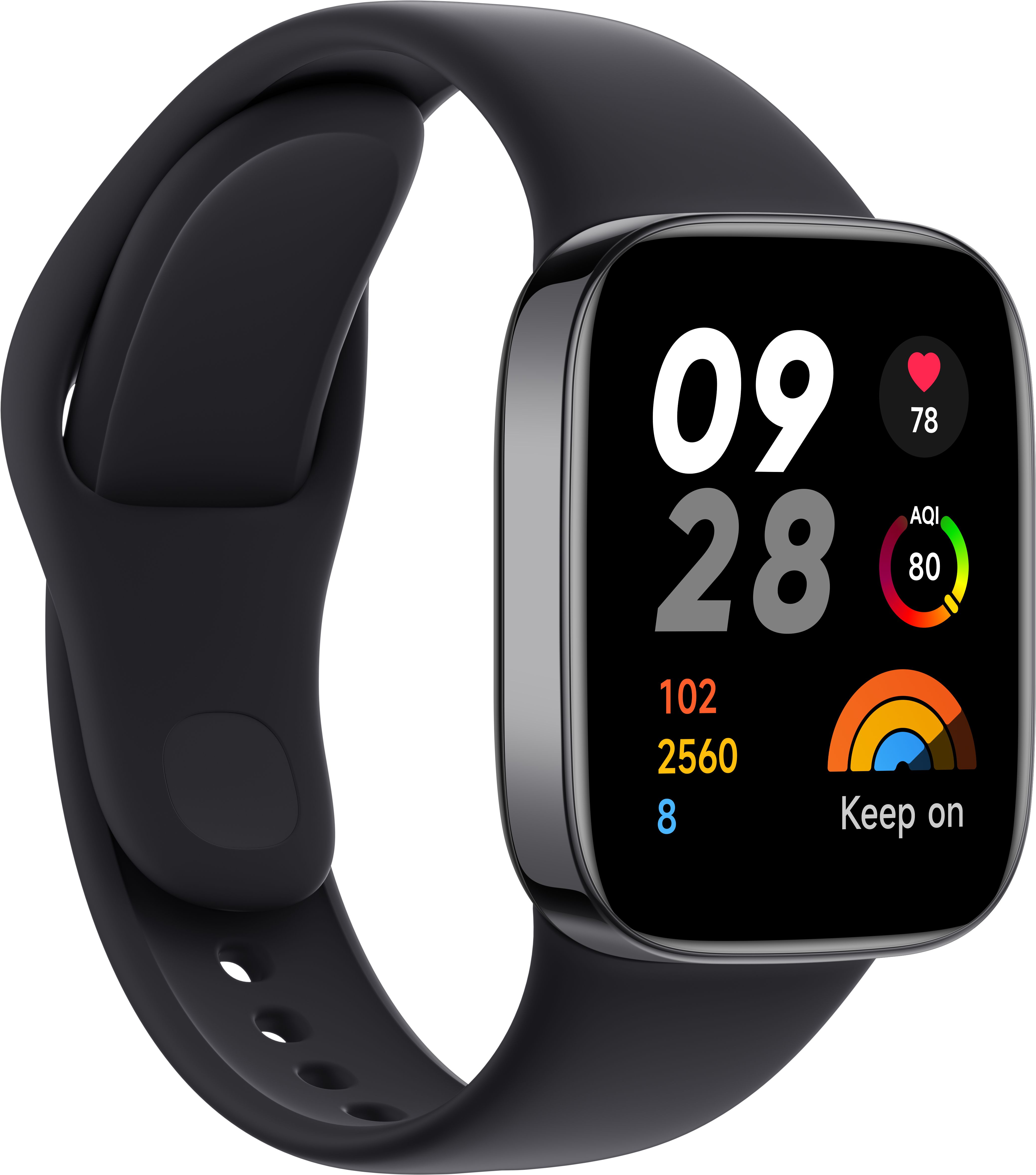 Xiaomi Redmi Watch 3 - Smartwatch - 1.75" AMOLED - GPS - Zwart