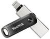SanDisk iXpand Flash Drive Go - 64GB - USB Type-A / Lightning - Black/Silver