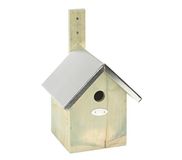 Dehner Natura nestbak voor blauwe beitsen, ca. 31 x 18 x 19,5 cm, grenenhout.