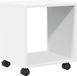 vidaXL Rolkast 37x33x42,5 cm bewerkt hout wit