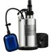 Pompe eaux usées 550W, pompe submersible 230V, pompe de jardin