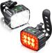 Pro Sport Lights Éclairage de vélo USB Rechargeable Phare et Feu arrière Ensemble Éclairage LED