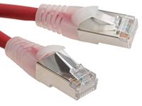 RS PRO Ethernetkabel Cat.6, 5m, rode patchkabel, A RJ45 F/UTP stekker, B RJ45, LSZH