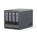 UGREEN NASync DXP4800 Plus, 4-bay desktop NAS, Intel Pentium Gold 8505 5-core processor, 8 GB DDR5 RAM, 128 GB SSD, 1 x 10 GbE, 1 x 2,5 GbE, 2 x NVMe M.2 slots, HDMI 4K (zonder schijf)