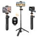 K&F Concept MS11 Selfiestick tafelstatief, 60 cm selfiestick met afstandsbediening, statief voor smartphone, mini-statief, compatibel met iPhone/Samsung/DJI Osmo Action/Insta 360