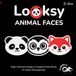 Looksy: Animal Faces - High-Contrast Baby Book for Newborns & Infants (0–6 Months) | Visual Stimulation & Sensory Development: Black and White Baby Book for Tummy Time, Focus & Early Brain Development
